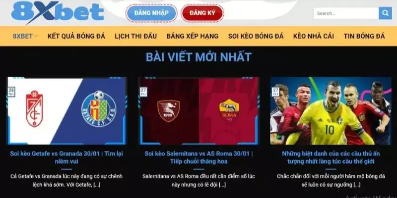 Tham gia 8xbet nhận nhiều tin tức hấp dẫn